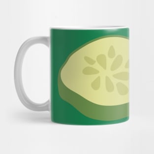 Cucumber Slice Sticker Mug